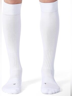 CS CELERSPORT 2 Pack White Multi-Sport Compression Knee High Socks